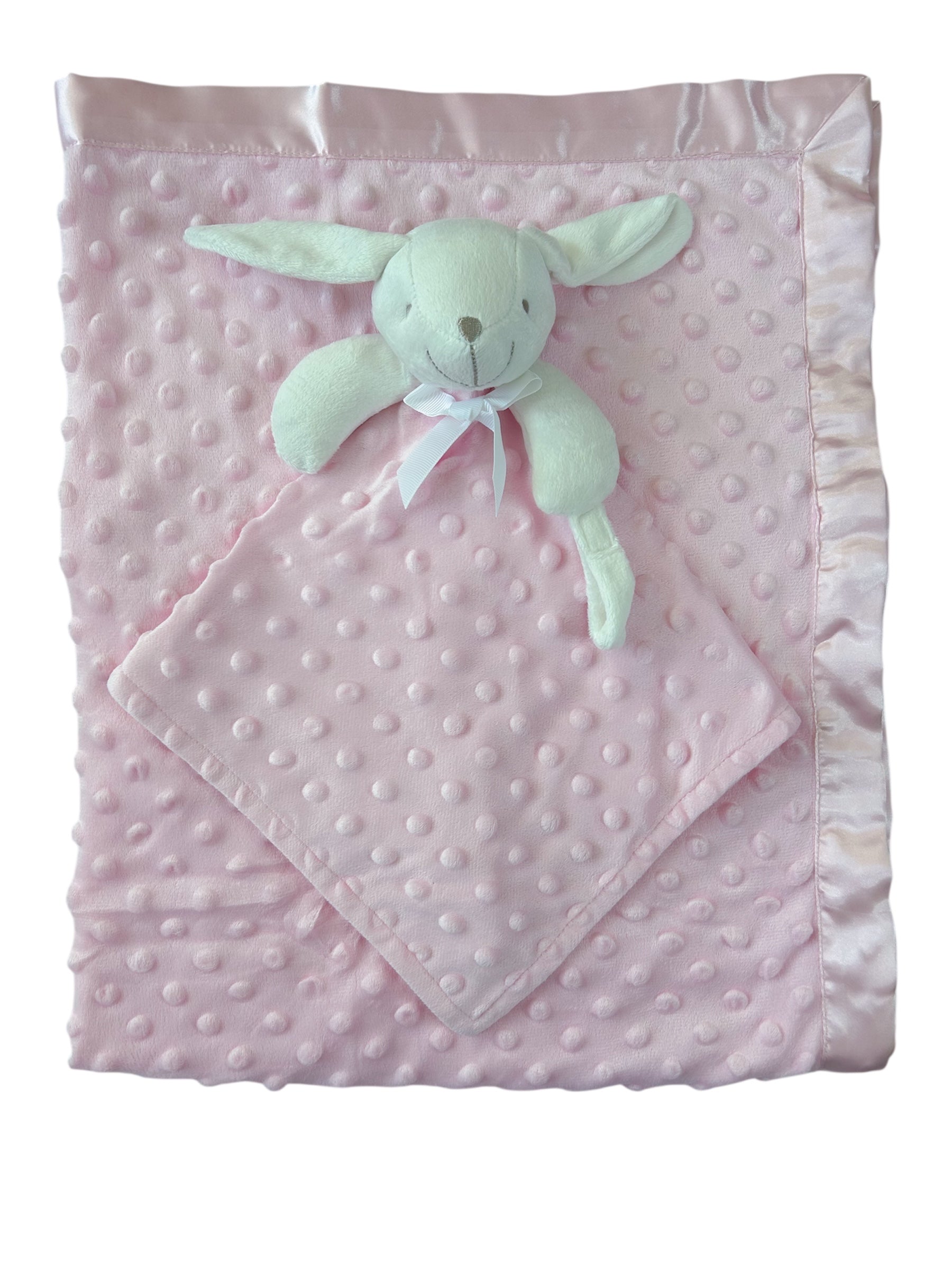 Doudou + couverture - Rose